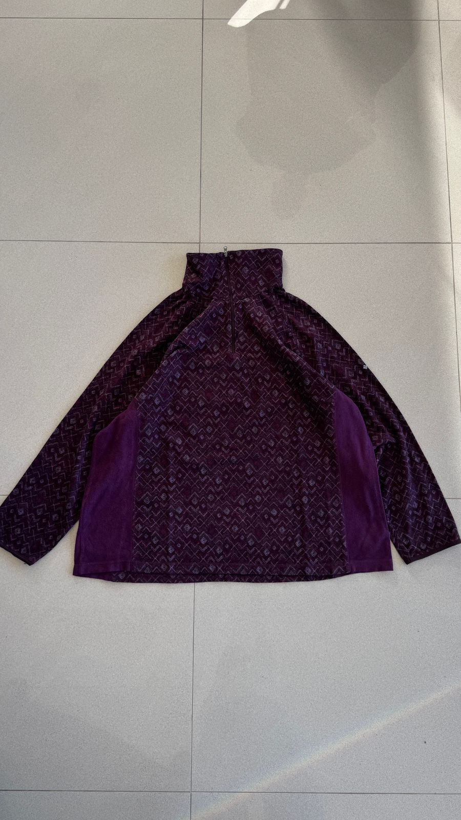 Columvia Fleece ¼ zip Roxo