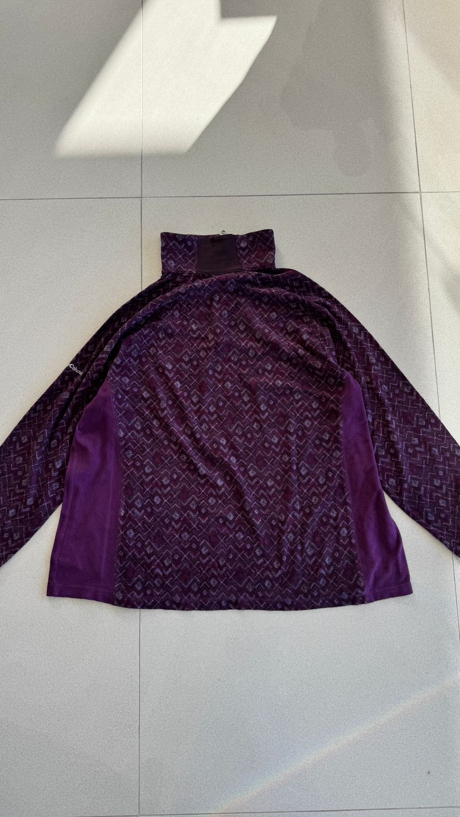 Columvia Fleece ¼ zip Roxo — foto 2