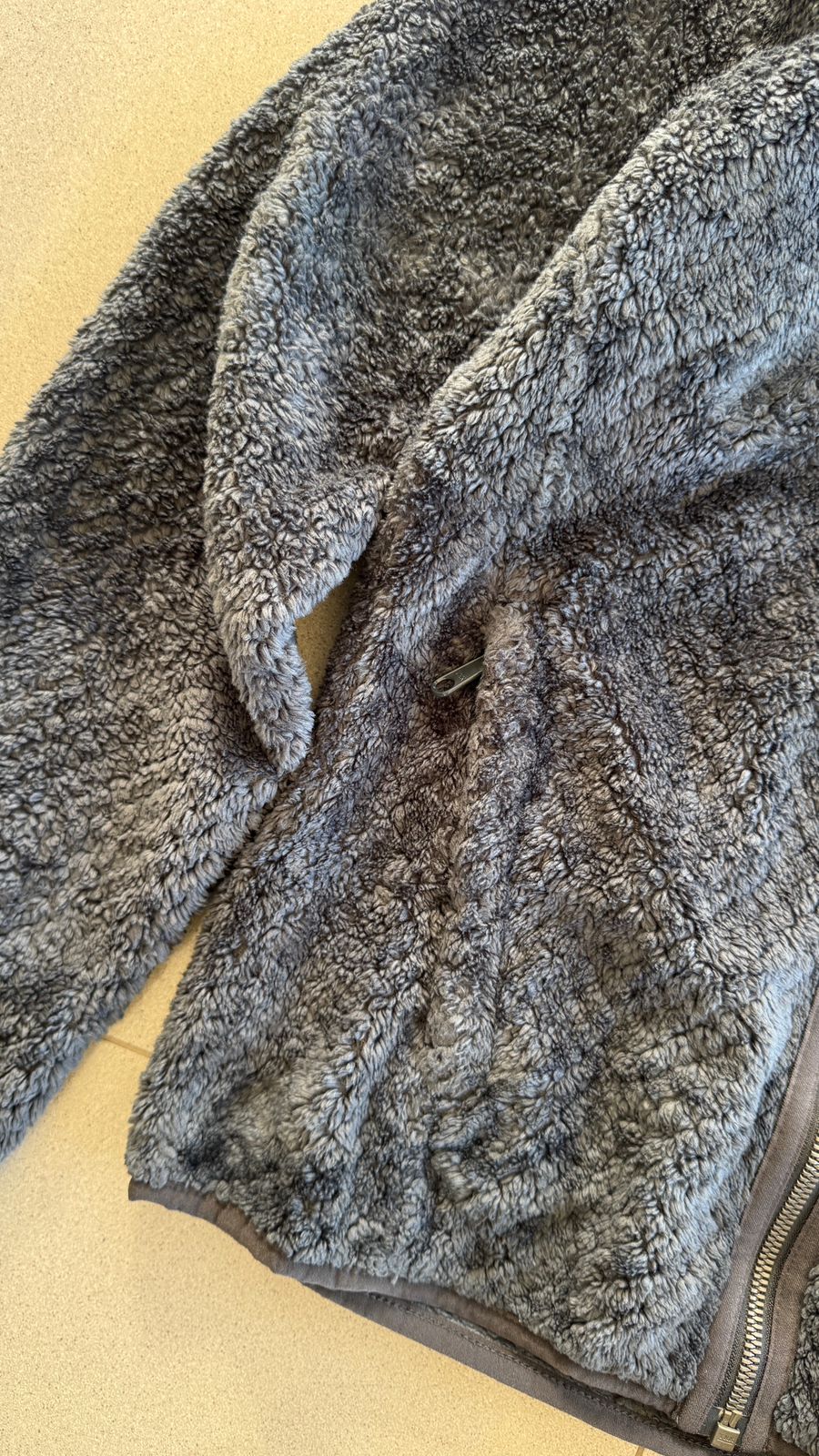 Columbia Fleece cinza full zip — foto 5